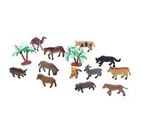 Giwnhvx Animale di Plastica Modello Figura Giocattolo Set di 12 pz (Animale domestico)