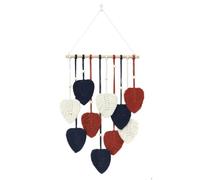 Giwnhvx Arazzo con Foglie Macramè Appeso A Parete Bomiassi Decorazione per la Casa Foglie Colorate Arazzi Decorazione da Parete per la Casa, Appeso per Stanza Durevole Facile da Installare Facile da U