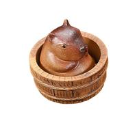 Giwnhvx Argilla Capybara Mini Tè Pet Figura Kungfu Tè Pet Modello Carino Accessori FAI DA TE Souvenir per Sala Yoga Camera