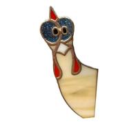 Giwnhvx Arredamento Angolo di Finestra Divertente - Gallo Voyeur, Arredamento Angolo Finestra Macchiato Gallo Divertente, Arredamento Cortile di Gallo C