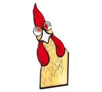 Giwnhvx Arredamento Angolo di Finestra Divertente - Gallo Voyeur, Arredamento Angolo Finestra Macchiato Gallo Divertente, Arredamento Cortile di Gallo B