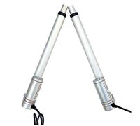 Giwnhvx Asta di spinta elettrica muta in lega di alluminio DC Decelerazione Asta di sollevamento 1500N Asta telescopica elettrica corsa 50mm