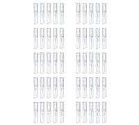 Giwnhvx Astuccio in acrilico trasparente, confezione regalo riutilizzabile per penne, contenitore di plastica vuoto, contenitore per penne e matite, set da 50 pezzi