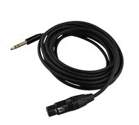 Giwnhvx audio 5 Metri XLR Tap 6.5 a XLR Audio Intrecciato 6.35 Triple XLR Microfono Bilanciato Audio Microfono