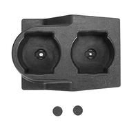 Giwnhvx Auto anteriore centrale console doppio acqua Cup Holder inserto nero per Patrol Y60 1988-1997 4WD