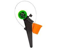 Giwnhvx Automaticly Winter IceFishing Rod Tip-Up con bobina pieghevole marcatore bandiera per accessori da pesca all'aperto nero e verde