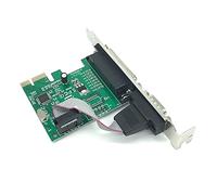 Giwnhvx AX99100 1P1S RS232 Serial Parallel Port DB25 25Pin PCIE Riser Card Convertitore Di Estensione PCI-E