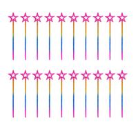 Giwnhvx Bacchetta magica multicolore, bacchetta delle fate, decorazione per le feste dei bambini, puntelli per spettacoli di danza