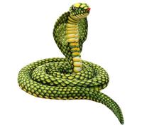 Giwnhvx Bambola di Simulazione Cobra in Peluche Lunga Bambola Pitone Bambola di Panno Zodiaco Serpente Arrotolato Falso Accessori Serpente 240 cm
