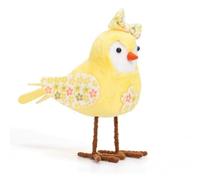 Giwnhvx Bambole di Peluche di Pasqua Statuetta di In Piedi di Vacanze, Ornamenti di Pasqua con Gamba Lunga Sciarpa Stampata e per Tavola Giallo