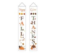 Giwnhvx Banner Decorazioni autunnali per il Ringraziamento Decorazioni di autunnale per il Ringraziamento Indoor ed Esterno B