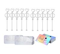 Giwnhvx Barre con Perline per La Creazione di con Perline in Metallo per La Creazione di Gioielli Ciondolo Regalo DIY
