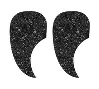 Giwnhvx Battipenna autoadesivo a forma di virgola per chitarra acustica, confezione da 2 pezzi