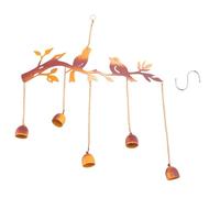 Giwnhvx Bellissimi Uccelli Campane Carillon Eolico Campanelli Eolici Creativi Campanelli Eolici di uccelli per Abbellimento Giardino Esterno e Interni