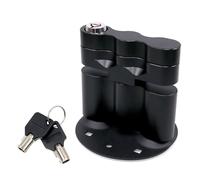 Giwnhvx Blocco di montaggio per pacchetto, supporto con piastra di supporto e 2 chiavi, per pacchetto carburante, contenitore dell'acqua, scatola di immagazzinaggio