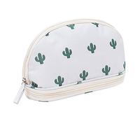 Giwnhvx Borsa Cosmetica Portatile Sacchetto di Trucco di Viaggio a Doppio Strato Astuccio Circolare Elefante