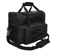 Giwnhvx Borsa da bowling Tote Bag Holder con scomparti imbottiti Spazio extra per 1 singolo paio di bowling facile da usare, C