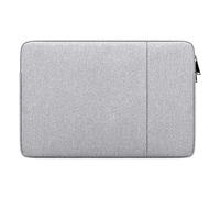 Giwnhvx Borsa impermeabile per computer portatile da 15,6 pollici, custodia protettiva per tablet e PC, colore: grigio