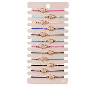 Giwnhvx Bracciale Trapano Punto Piccola Tartaruga in Lega d' 12 Set Di Multicolore