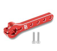 Giwnhvx Braccio di Sterzo in Metallo 25t per Servomotore 1/10 RC Crawler per Axial Scx10 Trx4-6 Pezzi Rosso