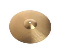 Giwnhvx Brass Jazz Drum Crash Cymbals Piatto in Lega Hi-Hat per i Giocatori Batteria Dimensioni 10 Pollici Facile Installazione