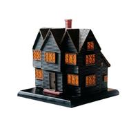 Giwnhvx Bruciatore di incenso Salems Witch House Massachusetts Witch House per Halloween Natale Vacanza Ornamento Bruciatore di incenso 1 pezzo