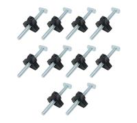 Giwnhvx Bulloni a T Kit manopola Mitra Track Dado scorrevole T-Slider T Slot T Bullone per la lavorazione del legno Maschere Kit di strumenti