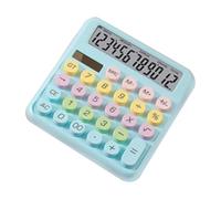 Giwnhvx Calcolatrice da tavolo color caramella per ufficio e scuola, cancelleria per studenti, ideale per calcoli C