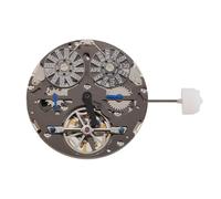 Giwnhvx Calendario multifunzione con movimento meccanico automatico a 5 mani, movimento a pendolo a torsione nuda LB20