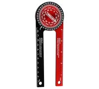 Giwnhvx Calibro Angolo A 360 Gradi Indicatore Angolo Orizzontale per la Lavorazione Del Legno Localizzatore di Taglio Angolo Righello Per Fare Da Sé, Dispositivo di Misura Angolo
