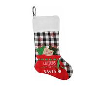 Giwnhvx Calze di Natale, calze natalizie da appendere al caminetto, calze di Natale, decorazione per albero di Natale A