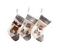 Giwnhvx Calze di Natale per Mini albero di Natale da appendere, regalo per bambini, ciondolo di Natale, decorazione per, installazione semplice, facile da usare