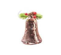 Giwnhvx Campana di Natale campane Pendenti di Natale Albero di Natale Appeso Campane Decorazione albero Regali 'anno Rosa