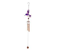 Giwnhvx Campanelli Eolici, Campanelli Eolici A Forma di per Esterni, Decorazioni per Il Patio, Campanelli Eolici in Metallo, Adatti per Esterni, Viola