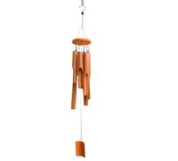 Giwnhvx Campanelli eolici in bambù campanelli eolici per giardino esterno cortile decorazione campanelli eolici in legno di bambù scuro