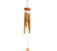Giwnhvx Campanelli eolici in bambù per decorazione esterna del giardino, cortile, casa