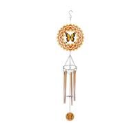 Giwnhvx Campanelli eolici per campanelli esterni con turbina eolica 3D, regali per le donne per il giardino, B