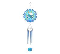 Giwnhvx Campanelli eolici per esterni, mulino a , decorazione sospesa per giardino, patio, in metallo, come illustrato. Regalo per gli amanti dei Carillon.