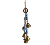 Giwnhvx Campanello di Protezione Maniglia della Porta Pendente Rattan Campanello di Benedizione Campanello di Decorazione della Stanza della Casa H