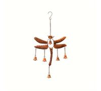Giwnhvx Carillon a in Metallo a Forma di Libellula - Decorazioni da appendere romantiche e colorate a forma di Libellula - Regali con campanellino