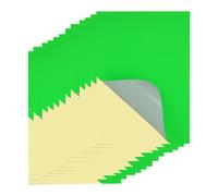 Giwnhvx Carta adesiva A4 Carta autoadesiva A4 Etichette autoadesive 8,27 X 11,69 Pollici per Stampanti/Inkjet per Ufficio Scuola Verde Fluo