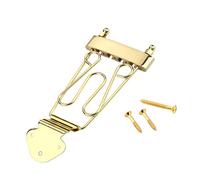 Giwnhvx Cavalletto per Chitarra a Corde 4 String Trapeze Tailpiece con viti, compatibile con Chitarre Elettriche Jazz Archtop
