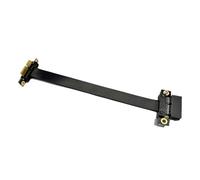 Giwnhvx Cavo adattatore PCIE X1 a piena velocità 3.0 Cavo di prolunga per scheda grafica a 90° PCI-Express Extender schermato per GPU 5 CM Facile da installare Facile da usare