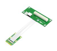 Giwnhvx Cavo di prolunga adattatore da mini PCI-E a PCI-E 8X con cavo FPC ad alta velocità per estensore di test PCIE, A