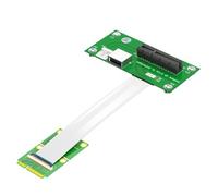 Giwnhvx Cavo riser da mini PCI-E a PCI-E X4 con cavo FPC ad alta velocità con cuscinetto magnetico, facile da installare, B