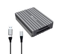 Giwnhvx Cfexpress A&B 2 in 1 lettore di schede Cfexpress USB 3.2 10 Gbps adatto per computer e computer portatili