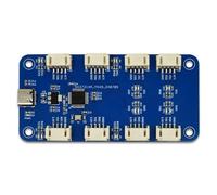 Giwnhvx CH344Q USB Tipo C a Modulo Serie TTL a 8 Vie Modulo di Estensione Porta Serie Multicanale UART a 8 Canali