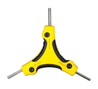 Giwnhvx Chiave esagonale pieghevole a stella -V in acciaio cacciavite portatile strumento metrico pieghevole esagonale kit giallo