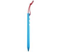 Giwnhvx Chiodi da pavimento triangolari multi-denti in lega di alluminio blu per esterni chiodo da pavimento fisso 18 cm facili da usare