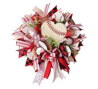 Giwnhvx Ciondoli Appeso Patriottica Ghirlanda per la Decorazione della di Baseball per la Celebrazione del Festival alla Porta D'Entrata.